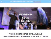 Tablet Screenshot of connectchurchuk.com
